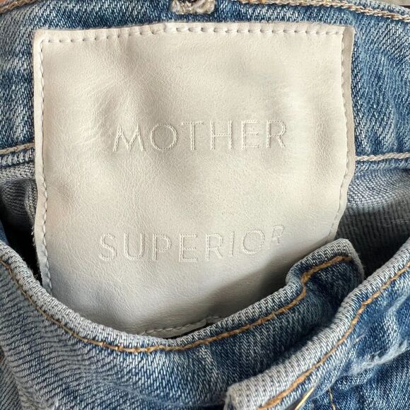 MOTHER SUPERIOR The Tomcat High Rise The Confession Light Blue Jeans Womens 29 - Picture 5 of 11